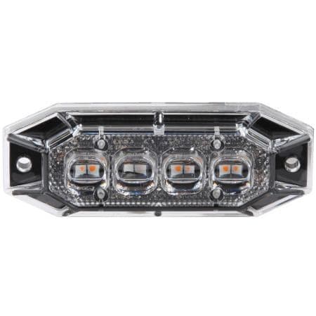 R65 R10 LED Warning Light 8 LED s Amber 12/24volt IP67/IP69K Bx1