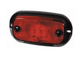 Led Rear Marker Repco Red LED Rear Marker Lamp with Reflex Reflector and Leads - 12V-0-167-05