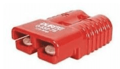 Red Polycarbonate 2-Pole High Current Connector - 350A-0-432-35
