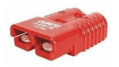 Red Polycarbonate 2-Pole High Current Connector - 50A-0-432-05