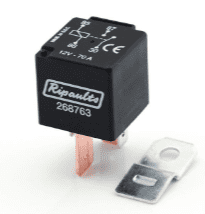 Relay 12vdc 70 Amp switching current 4 pin.    ALT/RY268763-1-09