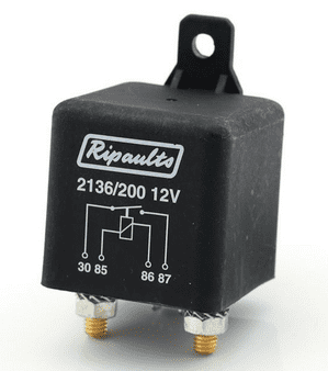 Relay 4 pin 12vdc  200 Amp continuous  ALT/RY2136/200-1-09