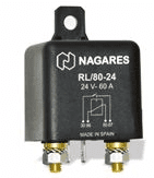 Relay 4 pin 24vdc 75Amp peak / 60 Amp continuous.     ALT/RY2362-1-02