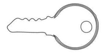 Replacement Key for Simple Ignition Switch 0-351-06 0-351-04 0-351-07 0-351-08-0-351-10