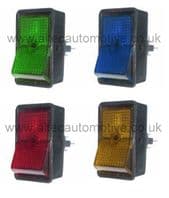 Rocker switch (illuminated). 16Amp @ 12vdc