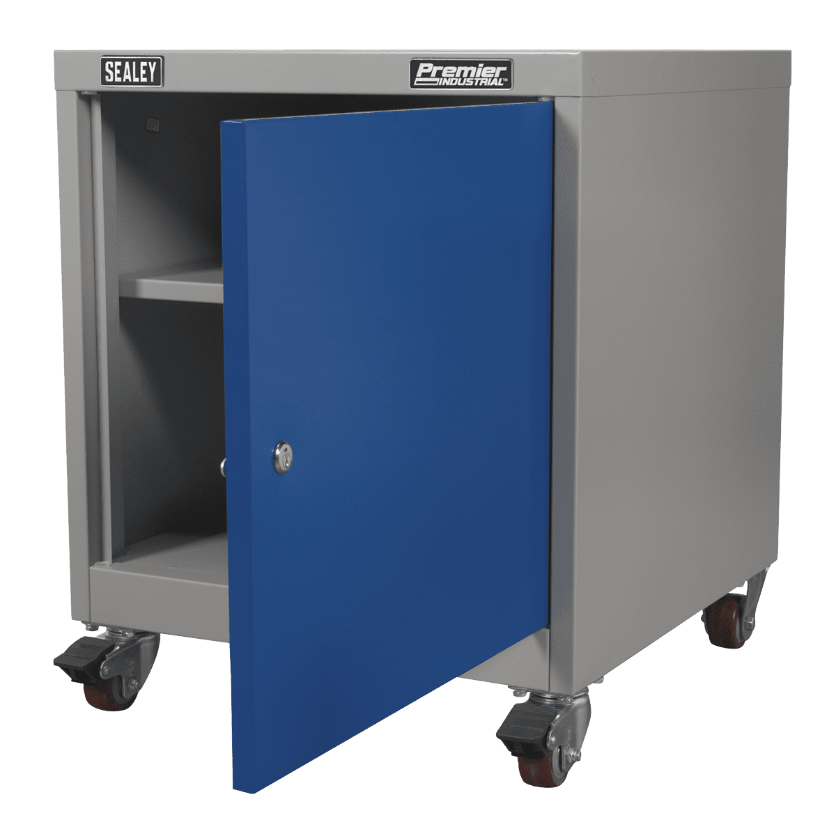 Mobile Industrial Cabinet 1 Shelf Locker