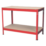 SEALEY 1.2m Steel Workbench with Wooden Top AP1210-1-73