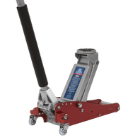 SEALEY 1.5 Tonne Aluminium/Steel Trolley Jack with Rocket Lift RJAS1500-1-73