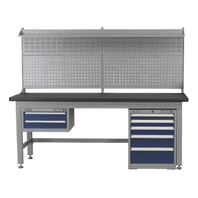 SEALEY 1.5m Complete Industrial Workstation & Cabinet Combo API1500COMB02-1-73