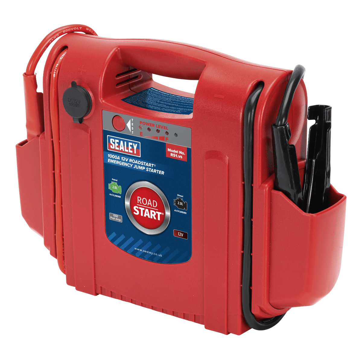 RoadStart® Emergency Jump Starter 12V 1000 Peak Amps