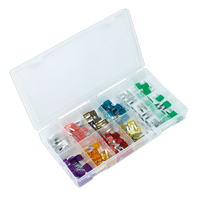 SEALEY 100pc Automotive MINI Blade Fuse Assortment BCF100-1-73