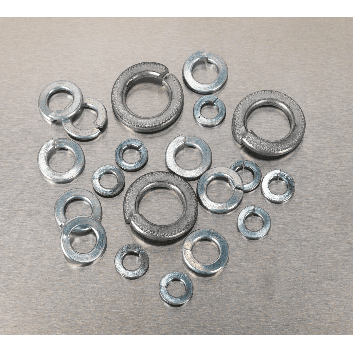 Spring Washer Assortment 1010pc DIN 127B M6M16 Metric Zinc