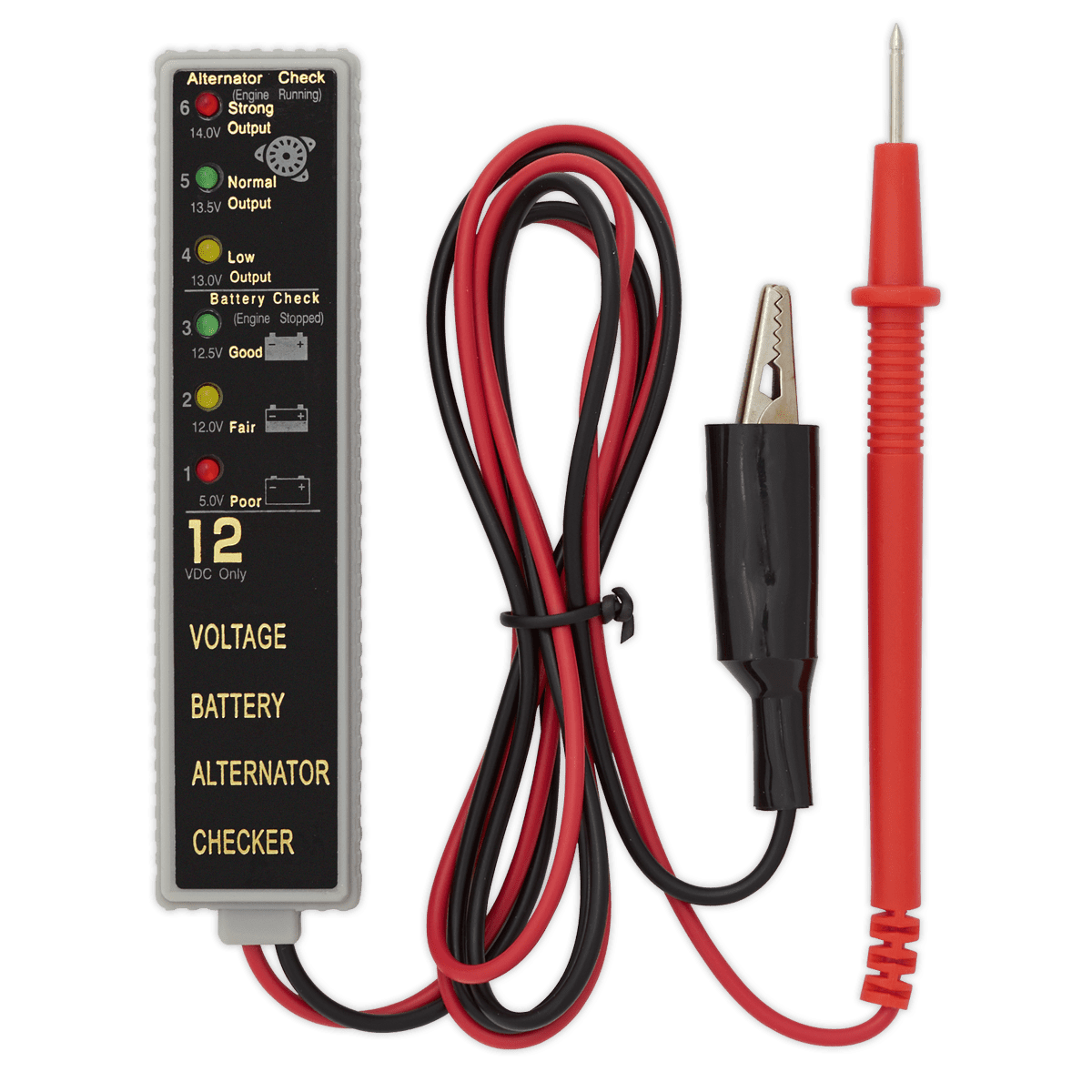 Battery & Alternator Tester 12V LED