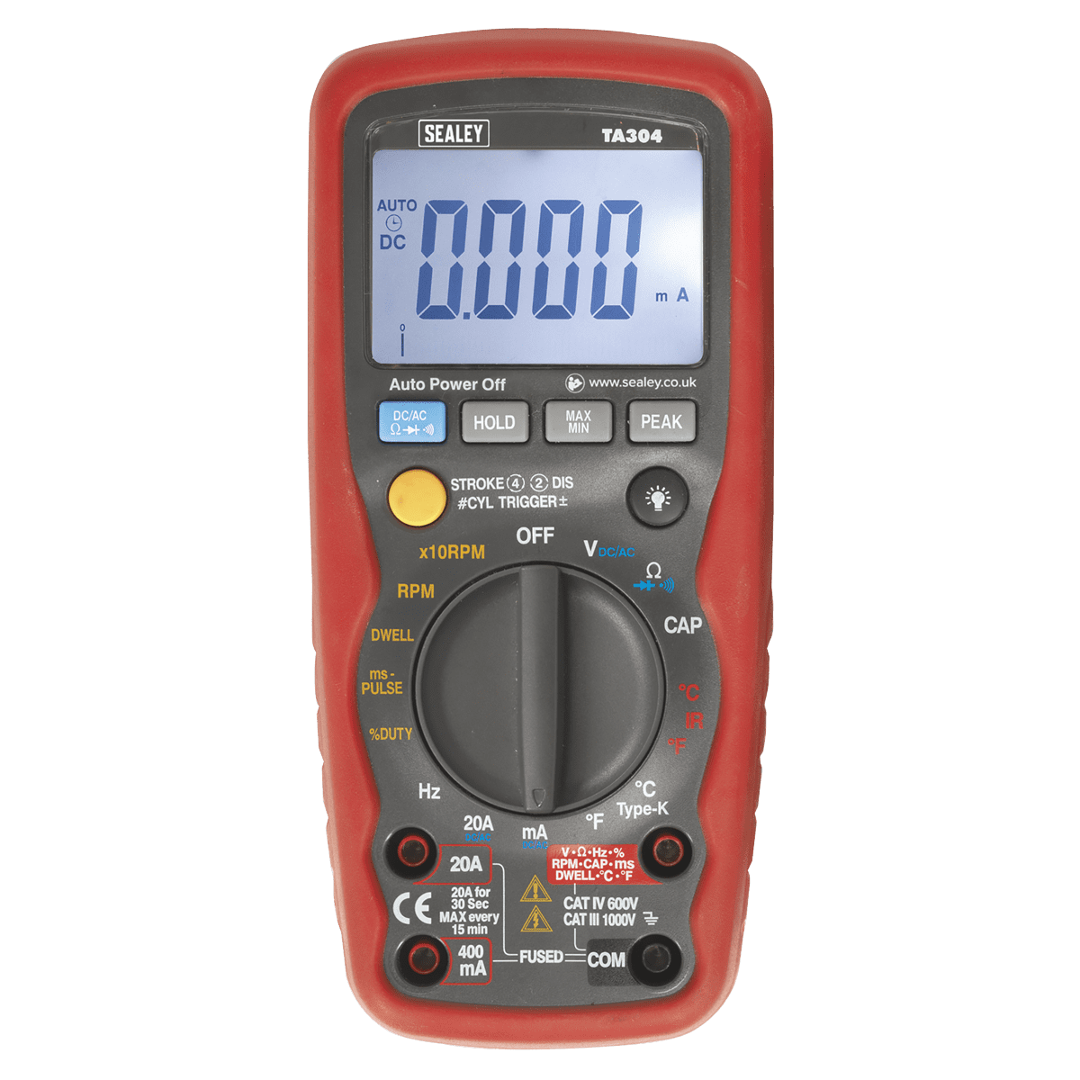 Digital Automotive Analyser 15-Function with Inductive Coupler/Infrared ...