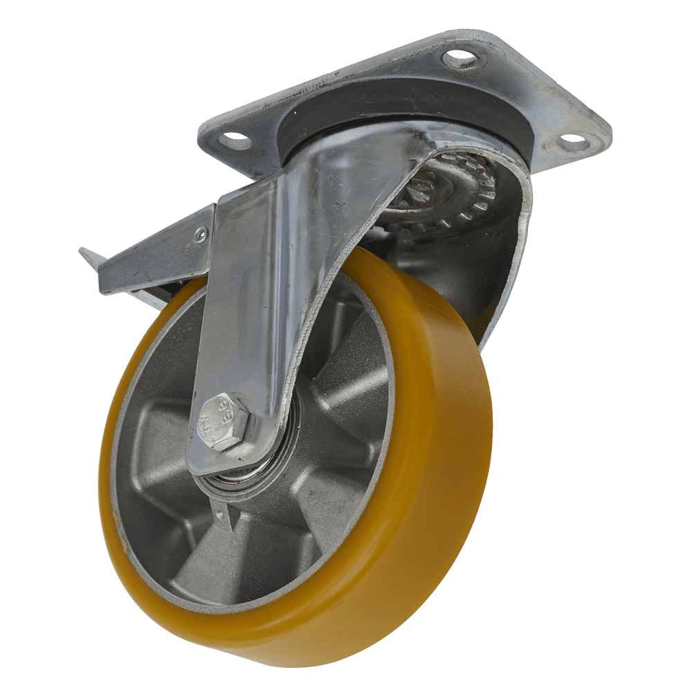 Sealey Castor Wheel Fixed Plate Ø160mm SCW3160FP main image 0