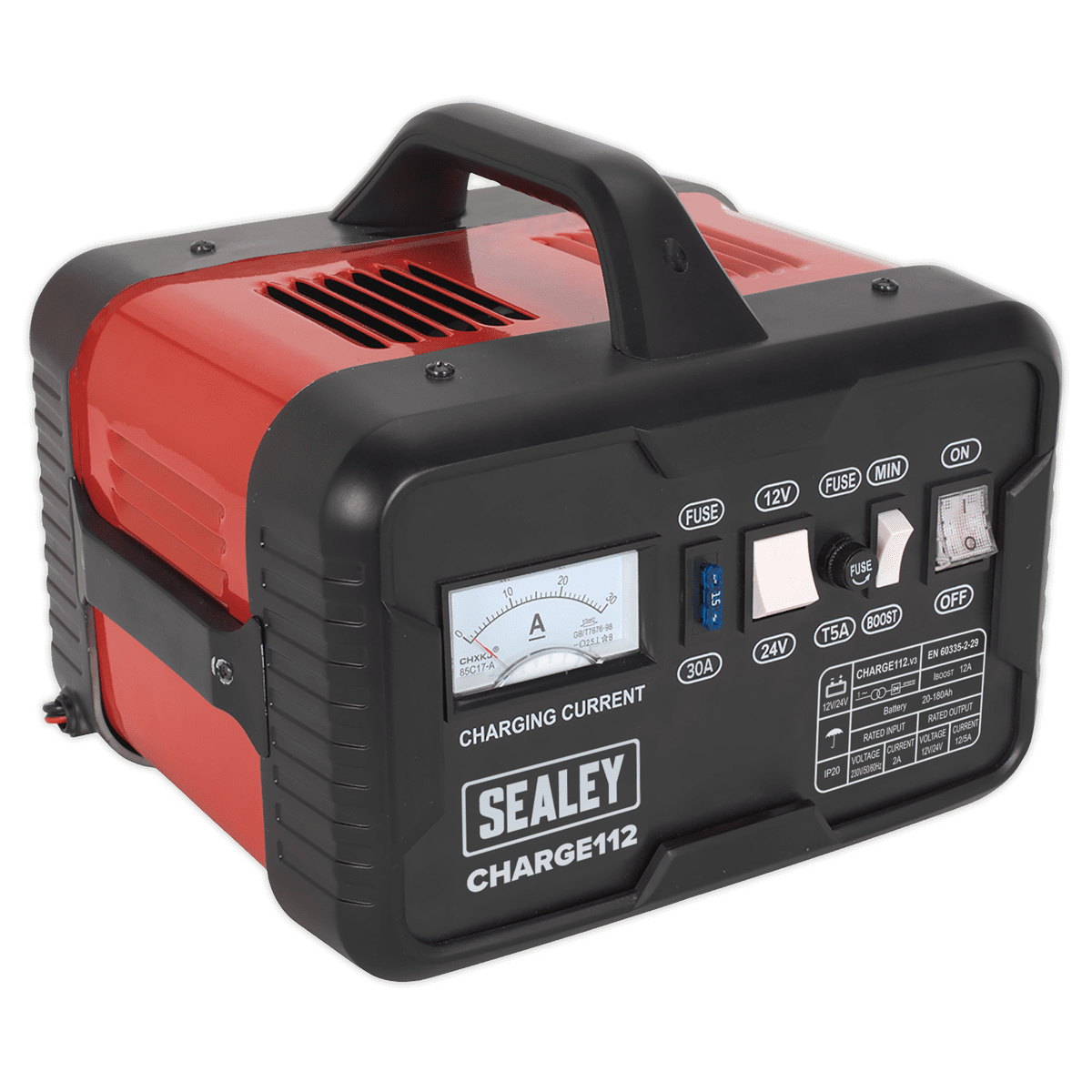 Draper 11964 23A 12/24V Battery Charger