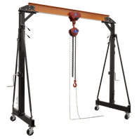 SEALEY 2 Tonne Adjustable Portable Lifting Gantry Crane & Hoist Combo SG2000KIT-1-73