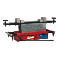 SEALEY 2 Tonne Jacking Beam with 1.6m Extending Arms & Flat Roller Supports SJBEX200-1-73