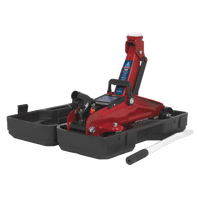 SEALEY 2 Tonne Short Chassis Trolley Jack with Storage Case 1050CXD-1-73
