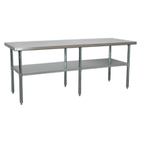 SEALEY 2.1m Stainless Steel Workbench AP2184SS-1-73