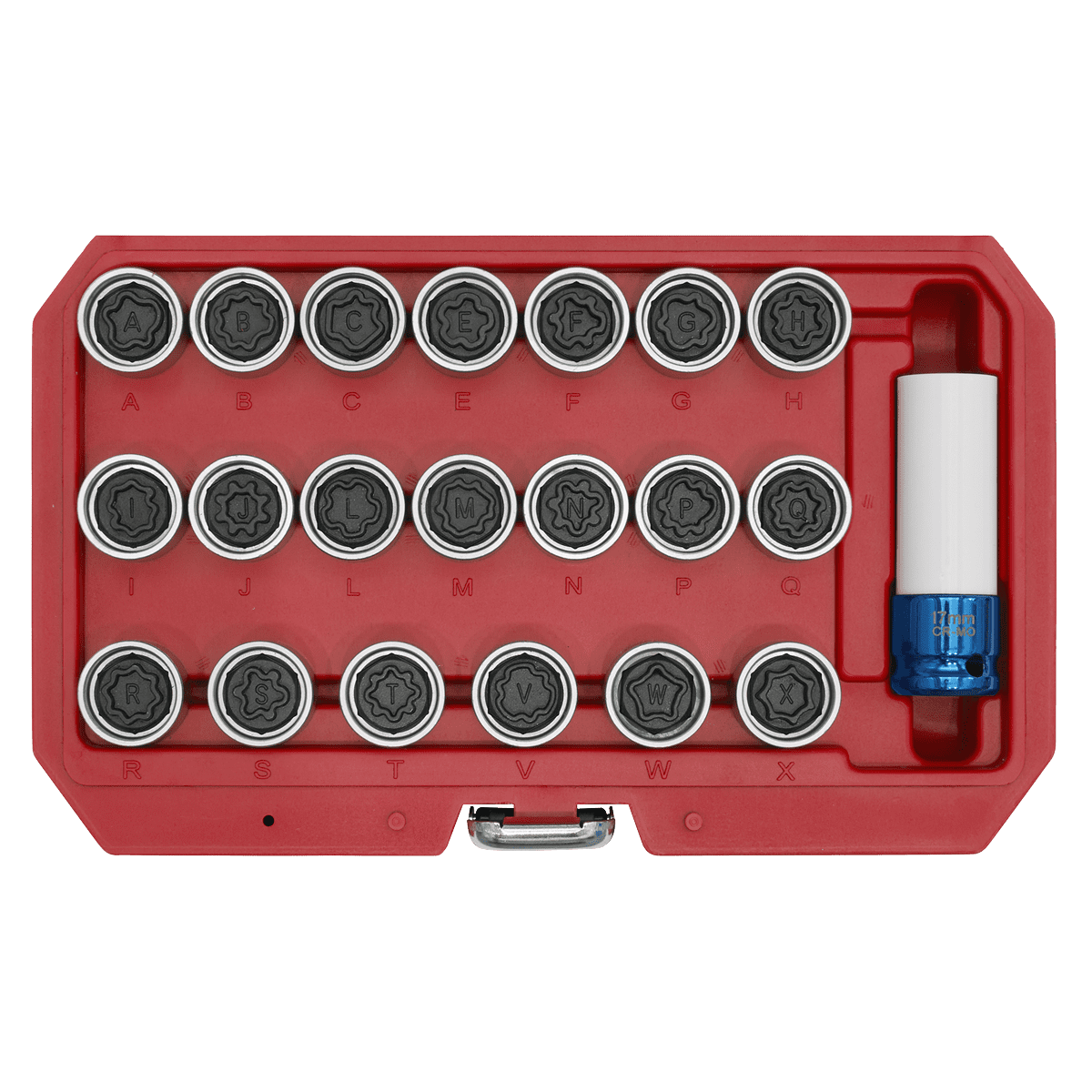 Locking Wheel Nut Key Set 21pc Audi