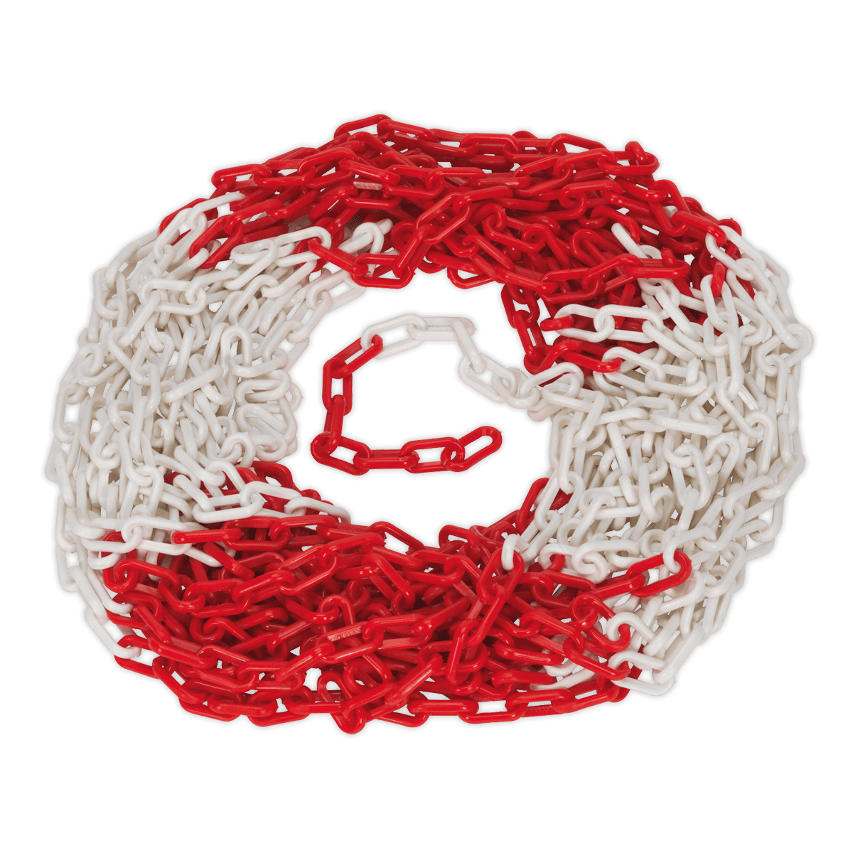Safety Chain Red/White 25m x 6mm