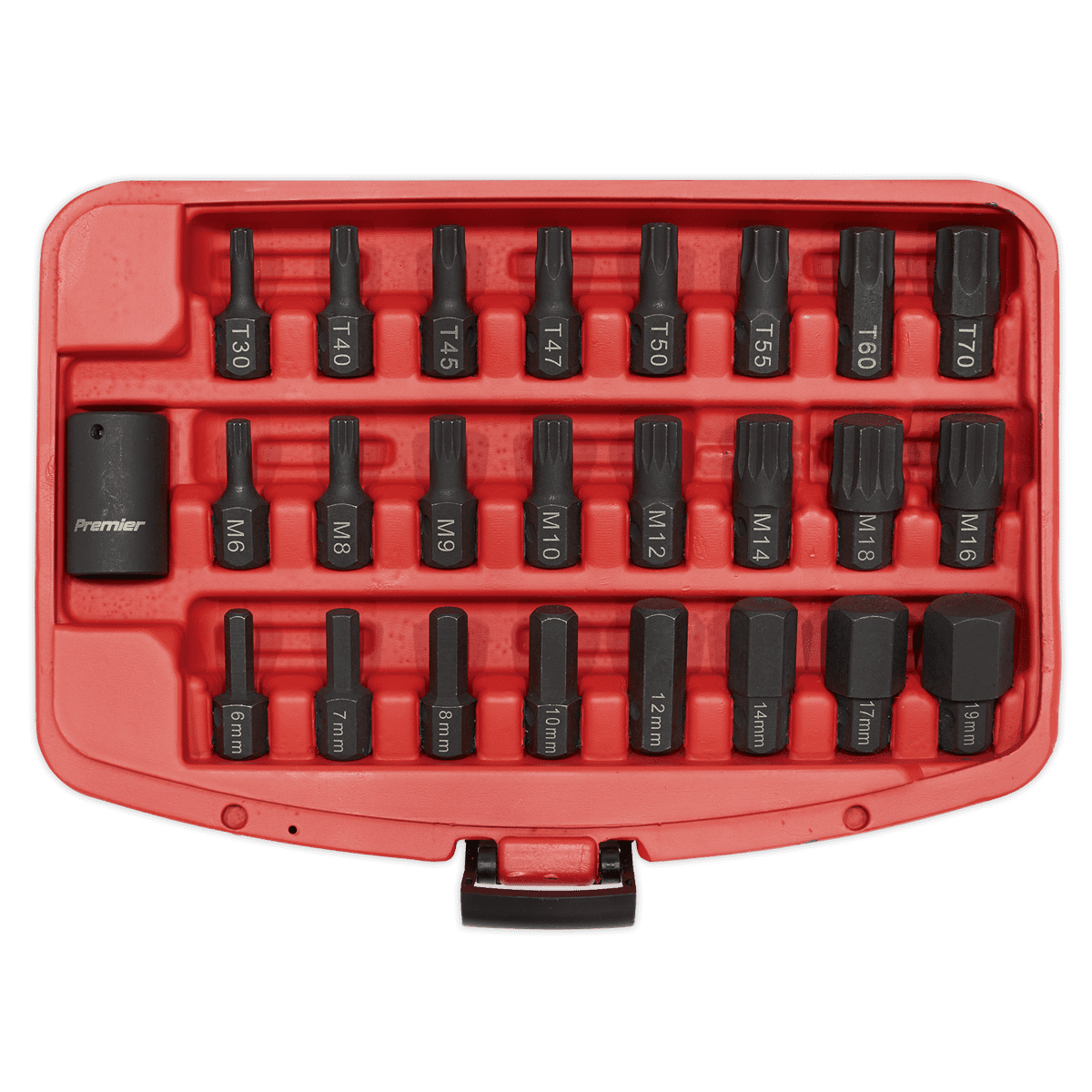 Impact TRX-Star*/Hex/Spline Bit Set 25pc 1/2
