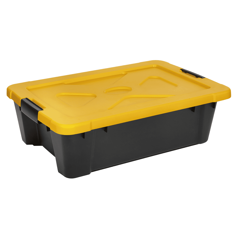 Compisite Box Composite Stackable Storage Box with Lid 27L