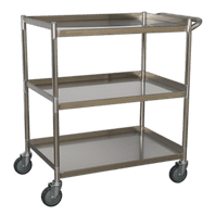 SEALEY 3-Level Stainless Steel Workshop Trolley CX410SS-1-73