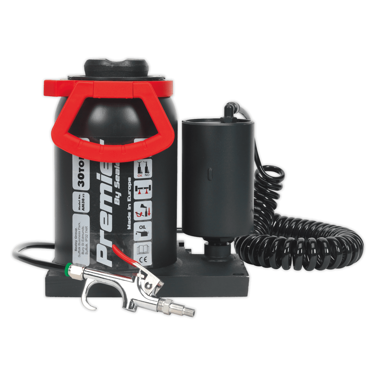 Sealey Viking Manual/Air Hydraulic Bottle Jack 30 Tonne AM30S main image 0