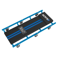 SEALEY 36" American-Style Creeper with Steel Frame & 6 Wheels - Blue SCR75B-1-73