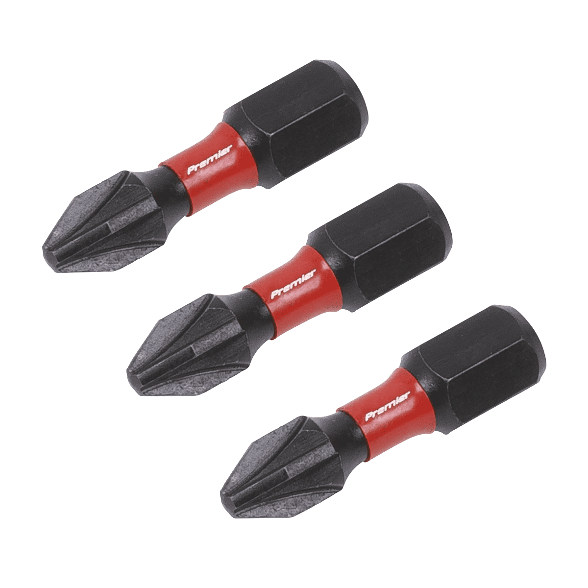 Pozi #2 Impact Power Tool Bits 25mm - 3pc