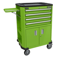 SEALEY 4 Drawer & 2 Door Cupboard Tool Trolley AP980MTHV-1-73