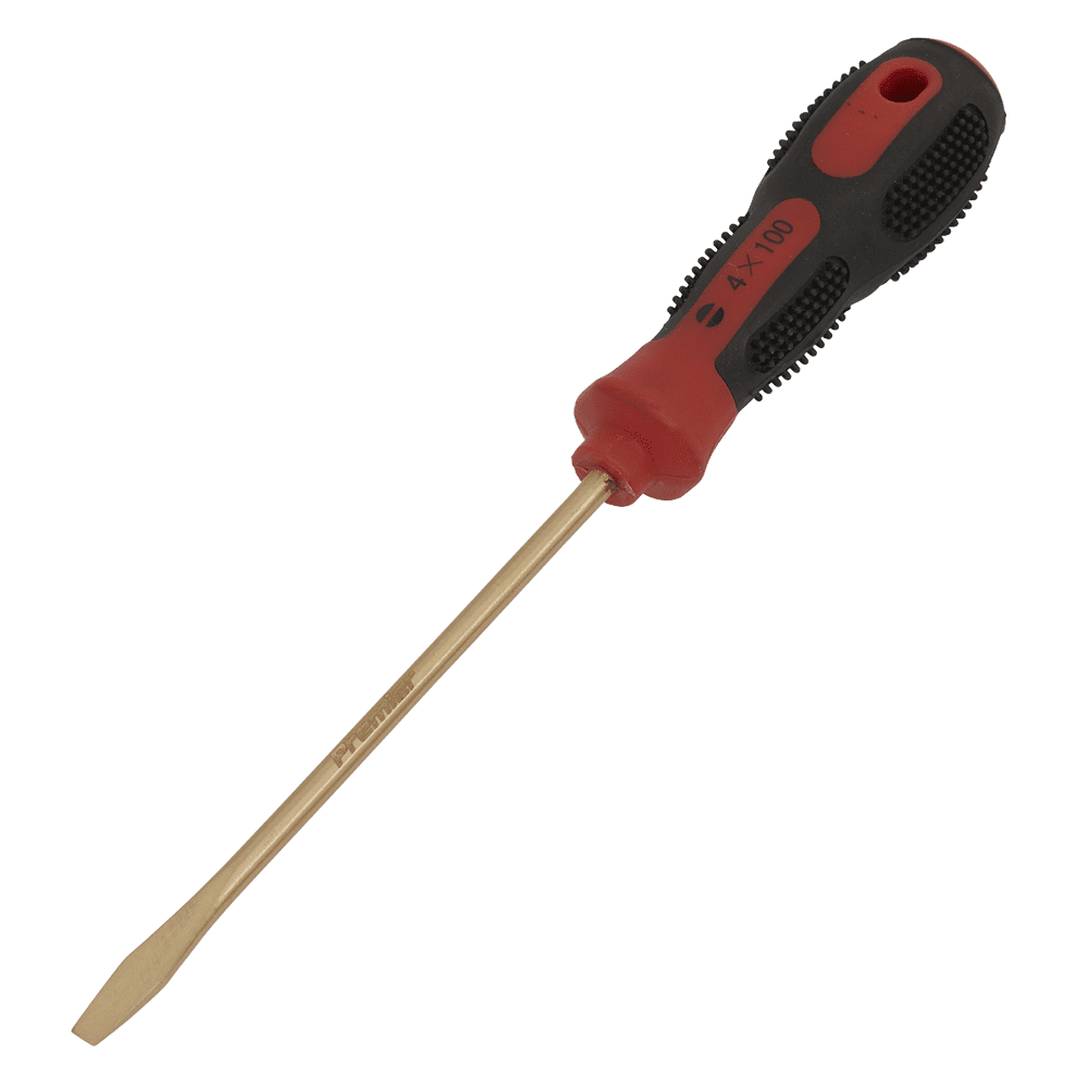 Screwdriver Slotted 4 x 100mm NonSparking