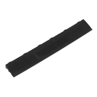 SEALEY 400 x 60mm Black Female Polypropylene Floor Tile Edge - Pack of 6 FT3EBF-1-73