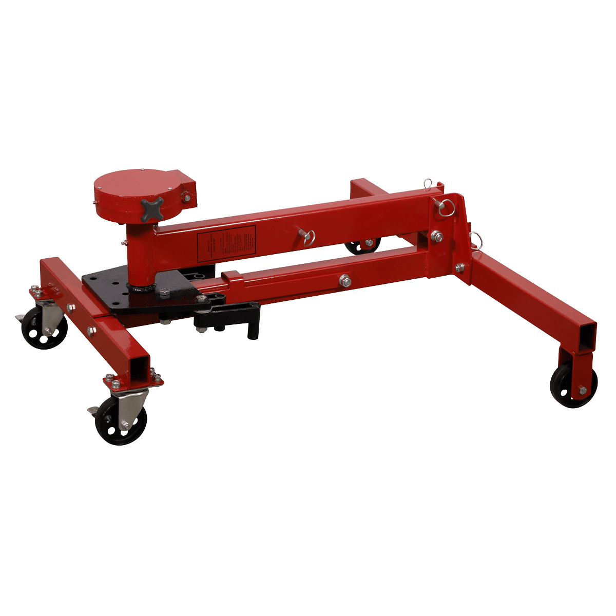 Folding 360º Rotating Engine Stand with Geared Handle Drive, 450kg Capacity