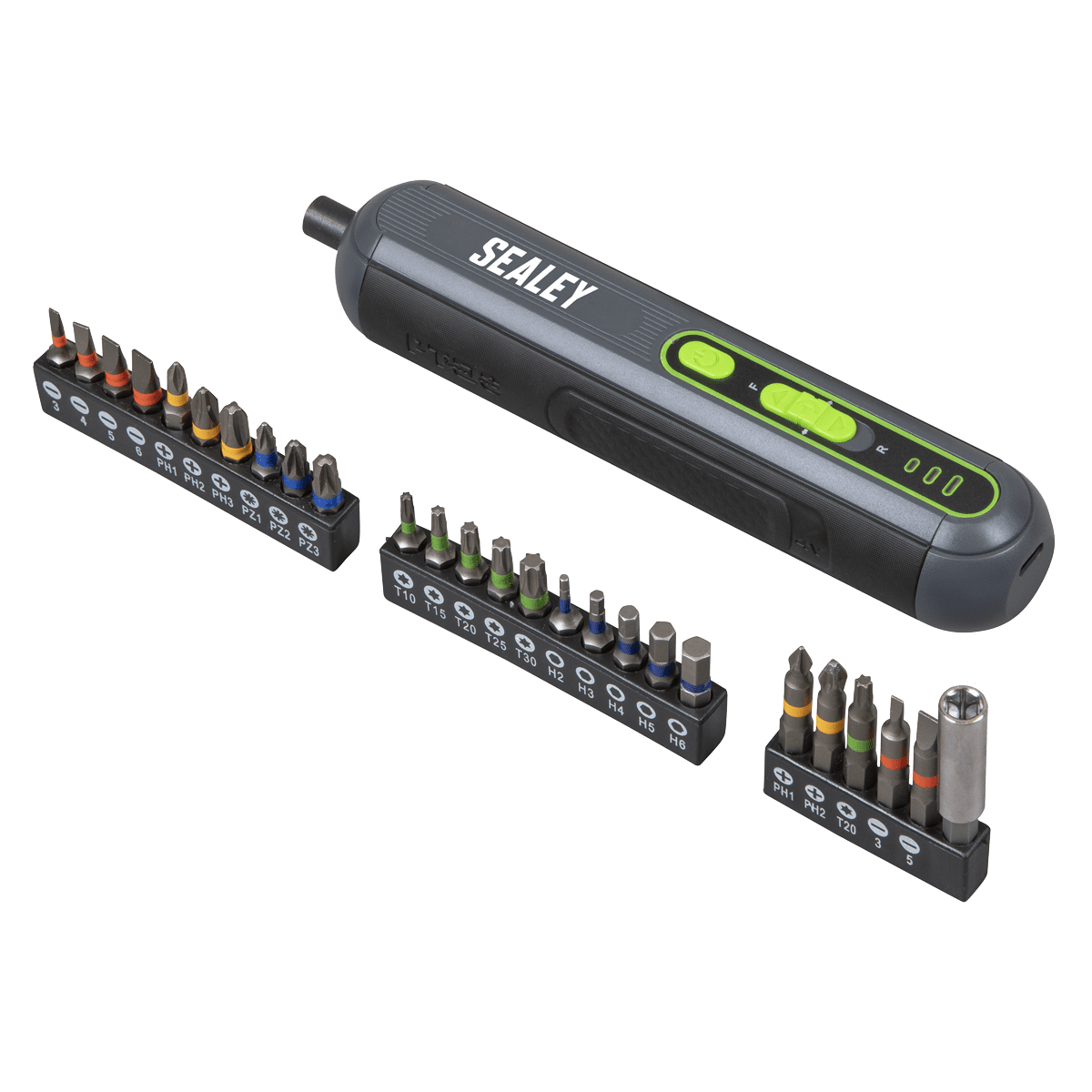 4V Cordless Screwdriver with 25pc Bit Set