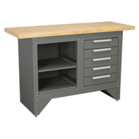 SEALEY 5 Drawer Heavy-Duty Workbench AP2030BB-1-73