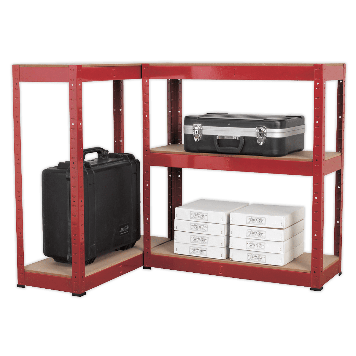Racking Unit with 5 Shelves 150kg Capacity Per Level