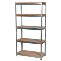 SEALEY 5 Shelf Racking Unit - 350kg Capacity Per Level AP6350GS-1-73