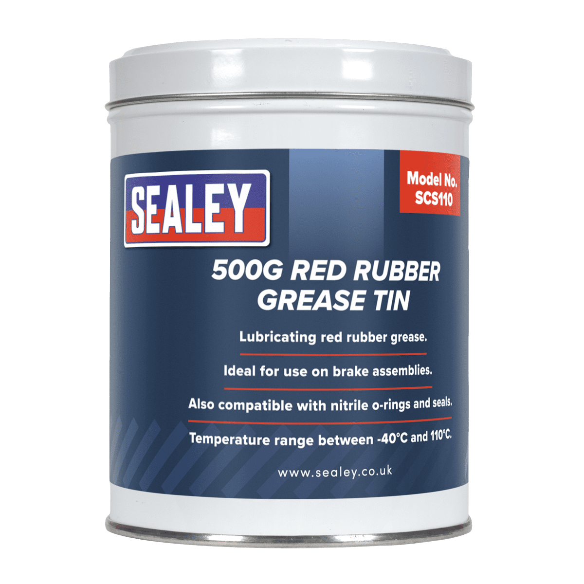 Red Rubber Grease 500g Tin