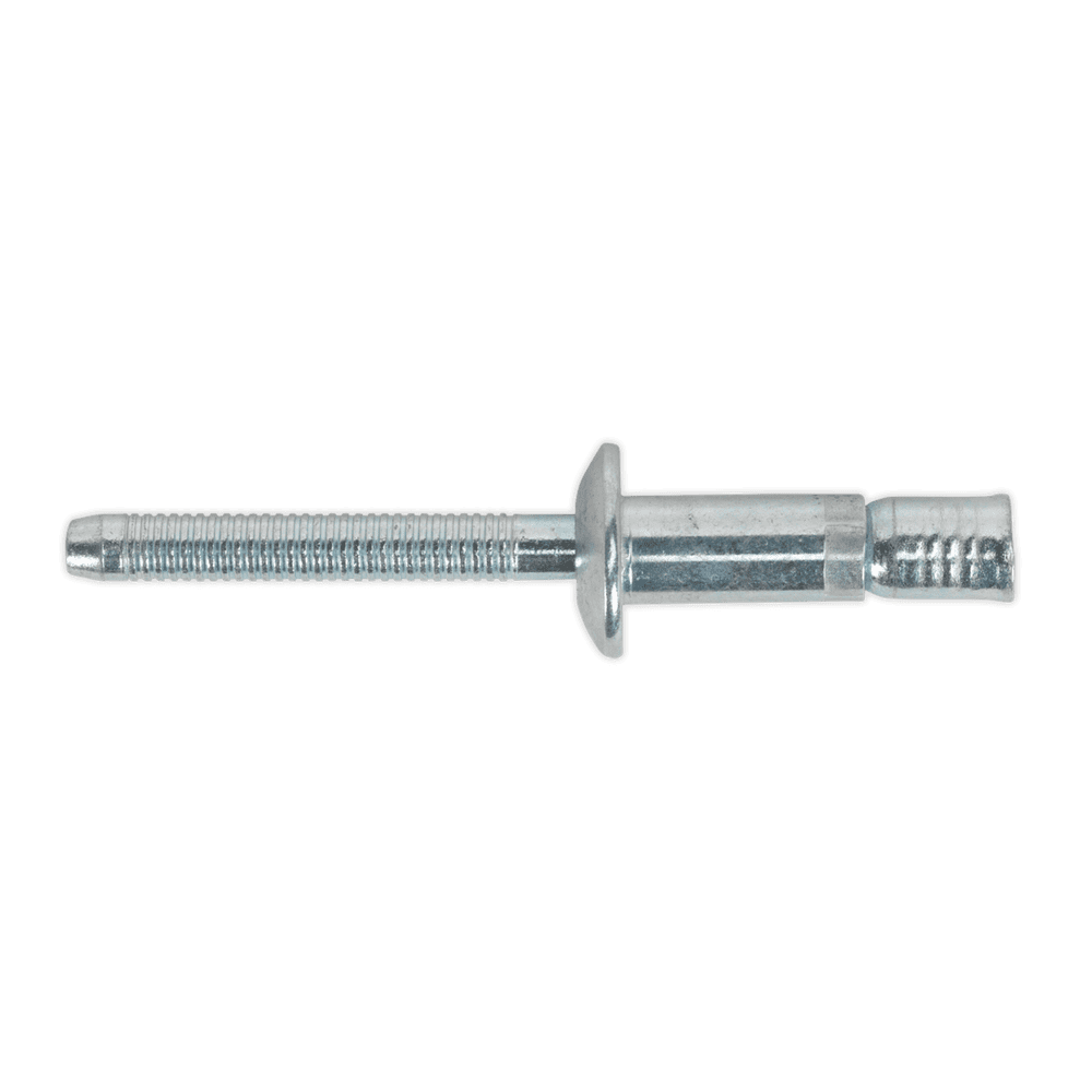 Structural Rivet Long Threaded Rod Steel Structural Rivet Zinc Plated 6.3 x 23mm Pack of 100