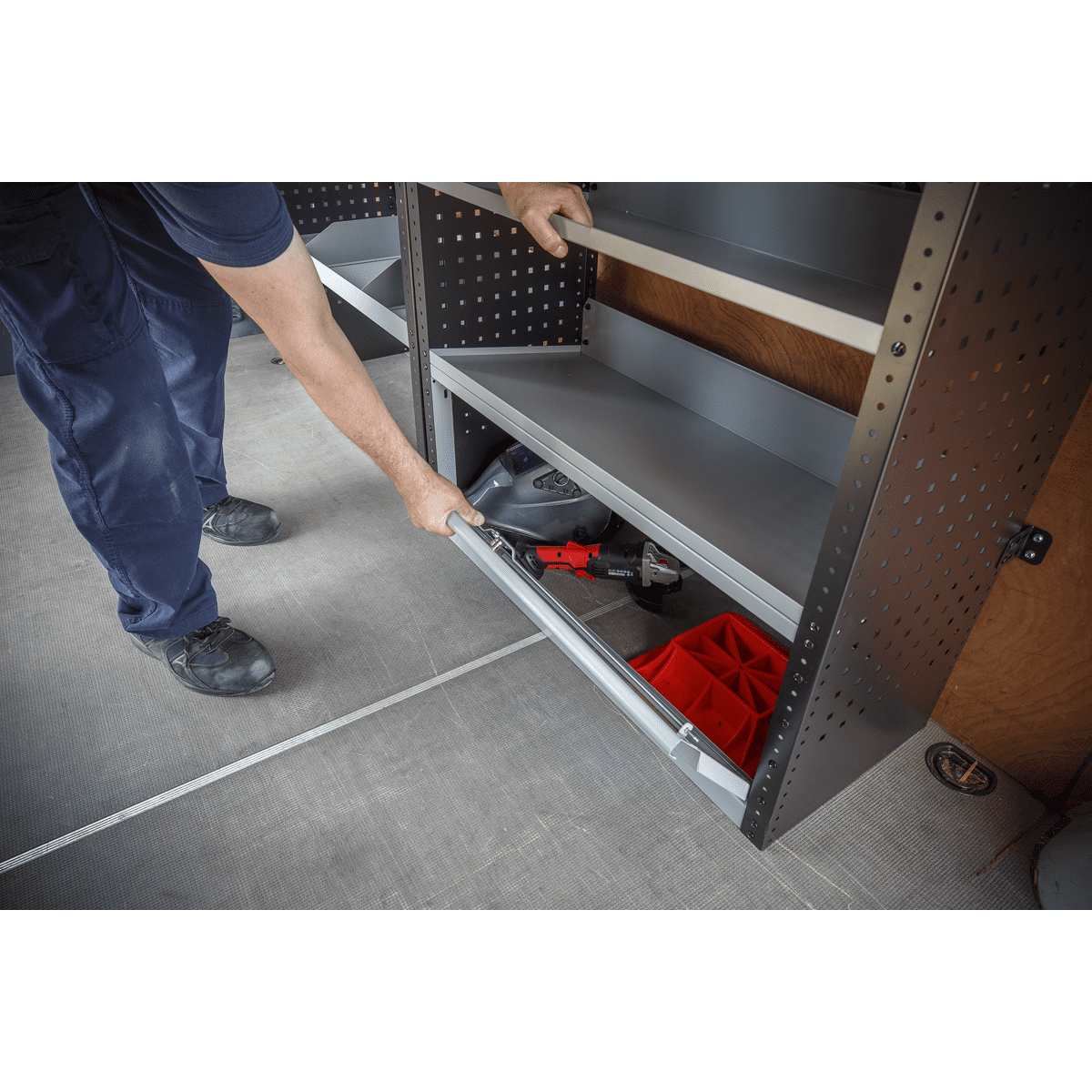 Modular Slanted Shelf Van Storage Unit 925mm