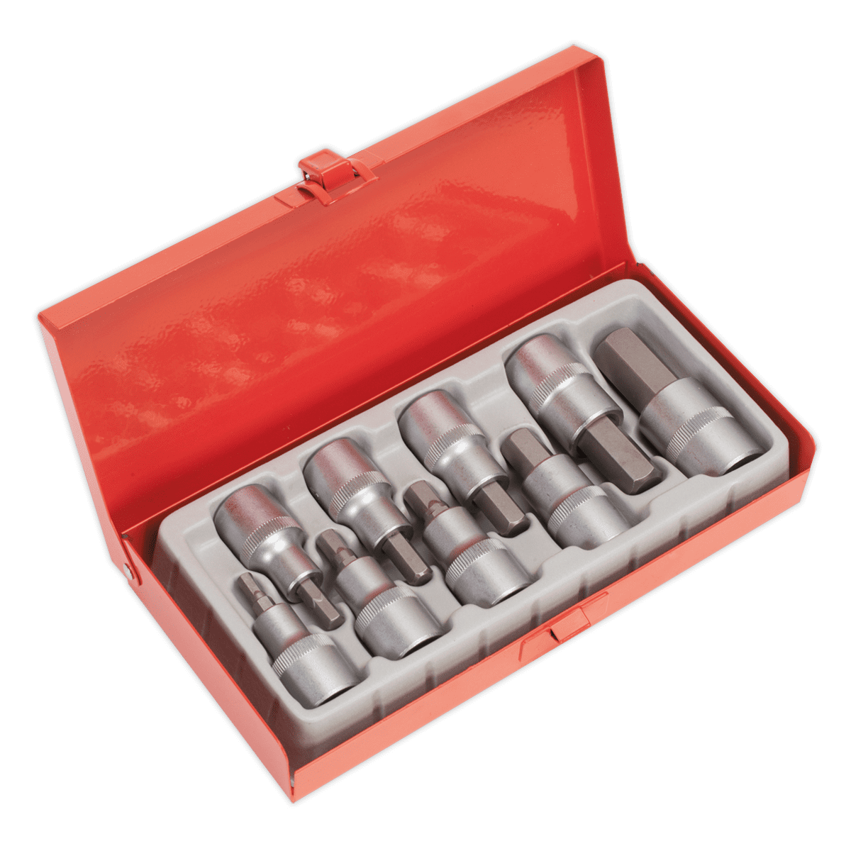 Sealey Hex Socket Bit Set 8pc 1/2