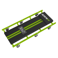 SEALEY American-Style Creeper 36" with Steel Frame & 6 Wheels - Hi-Vis Green SCR75HV-1-73