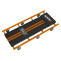 SEALEY American-Style Creeper 36" with Steel Frame & 6 Wheels - Orange SCR75O-1-73