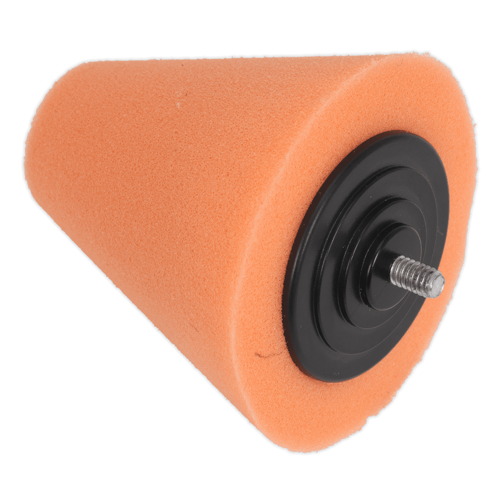 Buffing & Polishing Foam Cone Orange/Firm