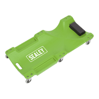 SEALEY Composite Creeper - Hi-Vis Green SCR80HV-1-73