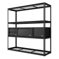 SEALEY Heavy-Duty Modular 4-Tier Racking Kit with 3 Storage Units - 300kg Capacity Per Level APMRCOMBO1-1-73