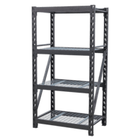SEALEY Heavy-Duty Racking Unit with 4 Mesh Shelves - 640kg Capacity Per Level AP6372-1-73